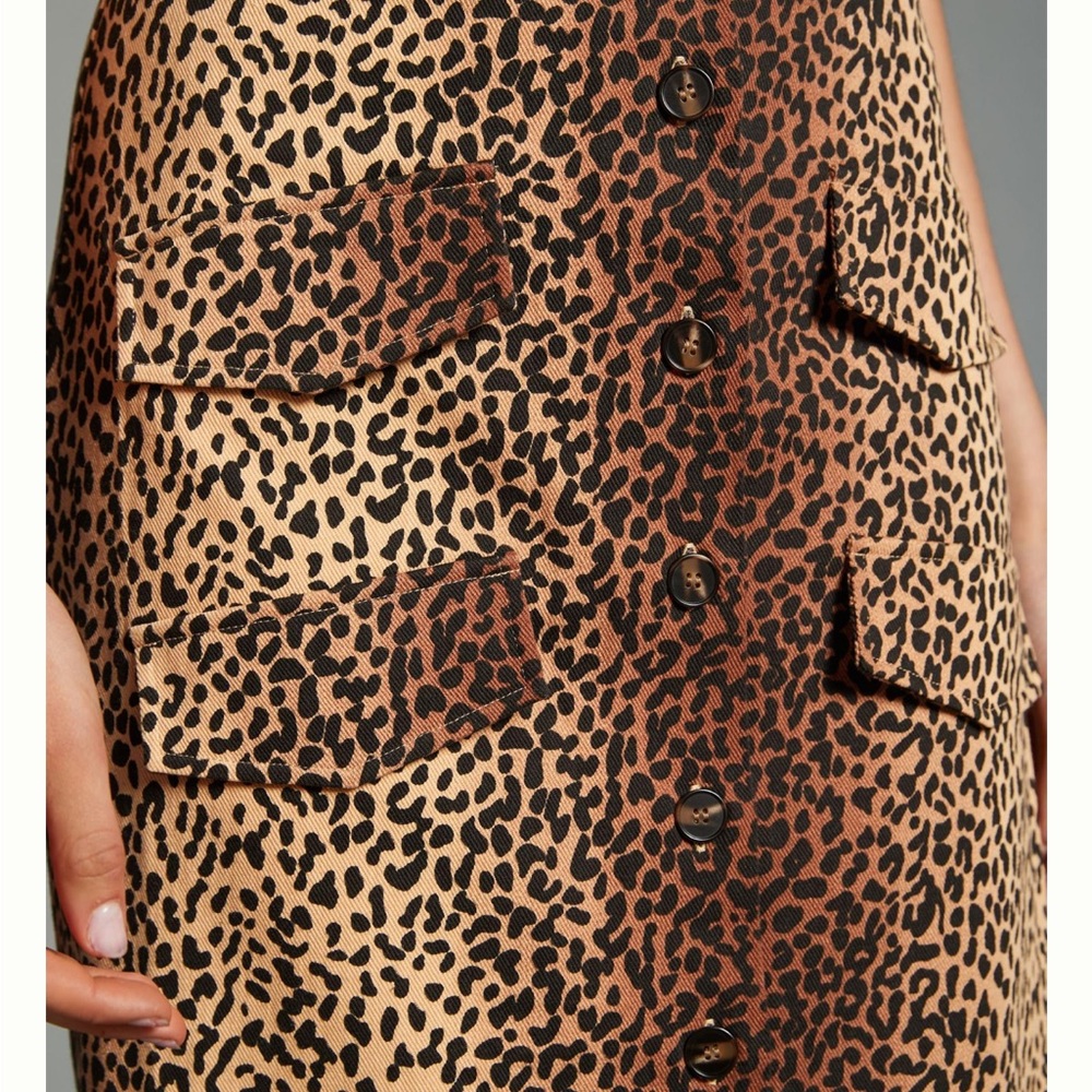 Anthropologie Mare mare leopard print skirt - Picture 3 of 7